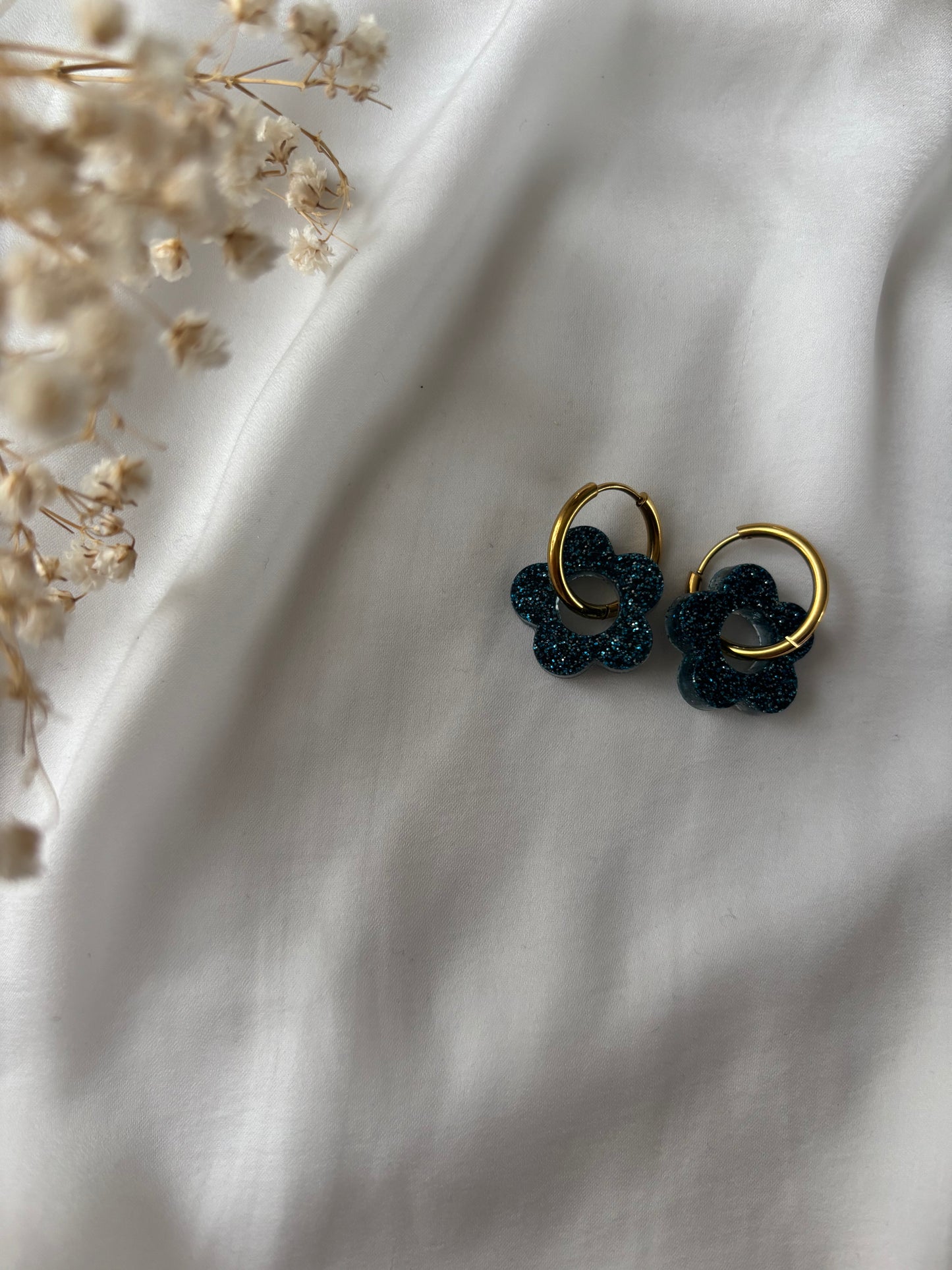 Boucles d’oreilles petites fleurs