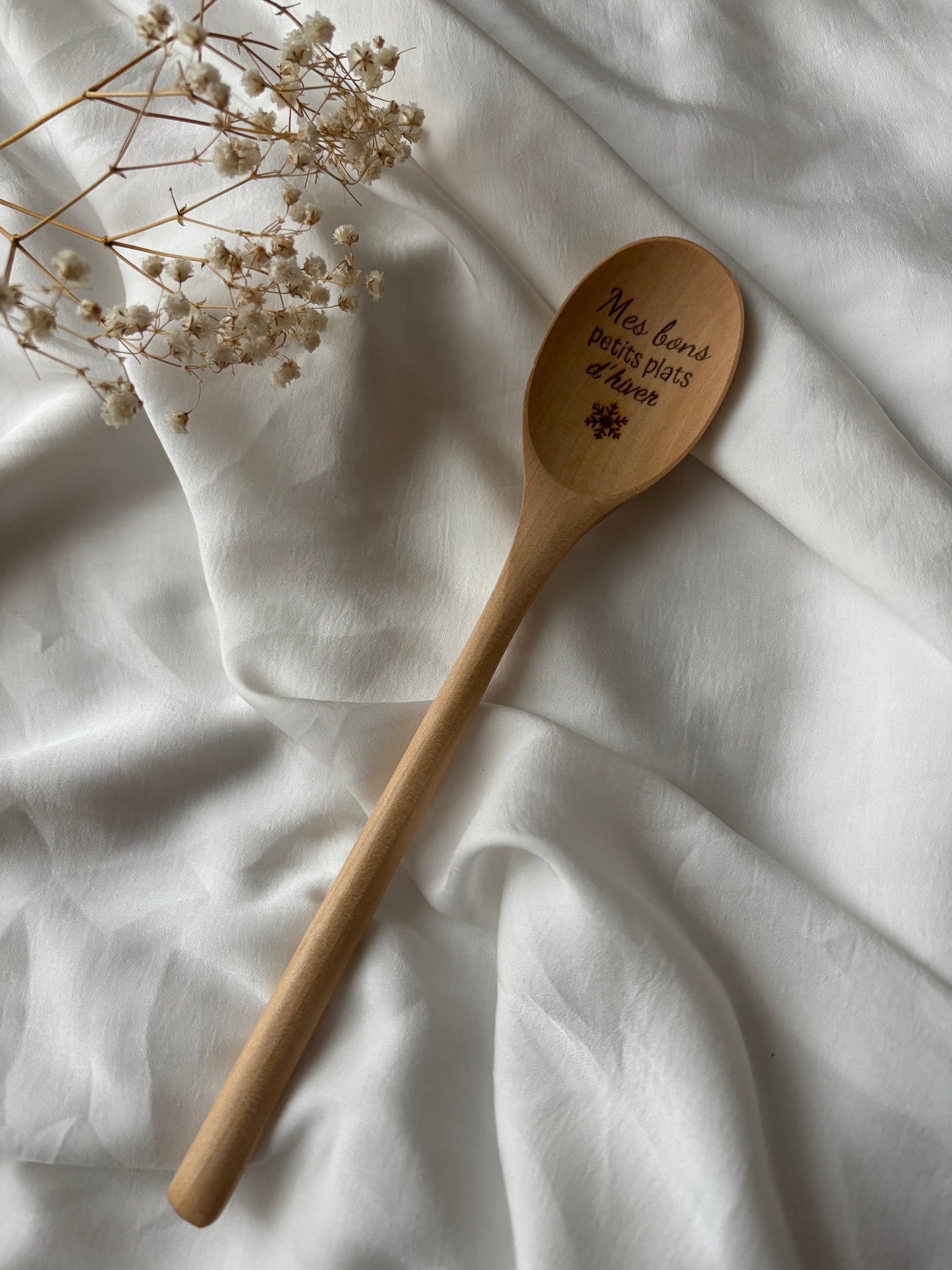 Cuillère en bois spécial hiver