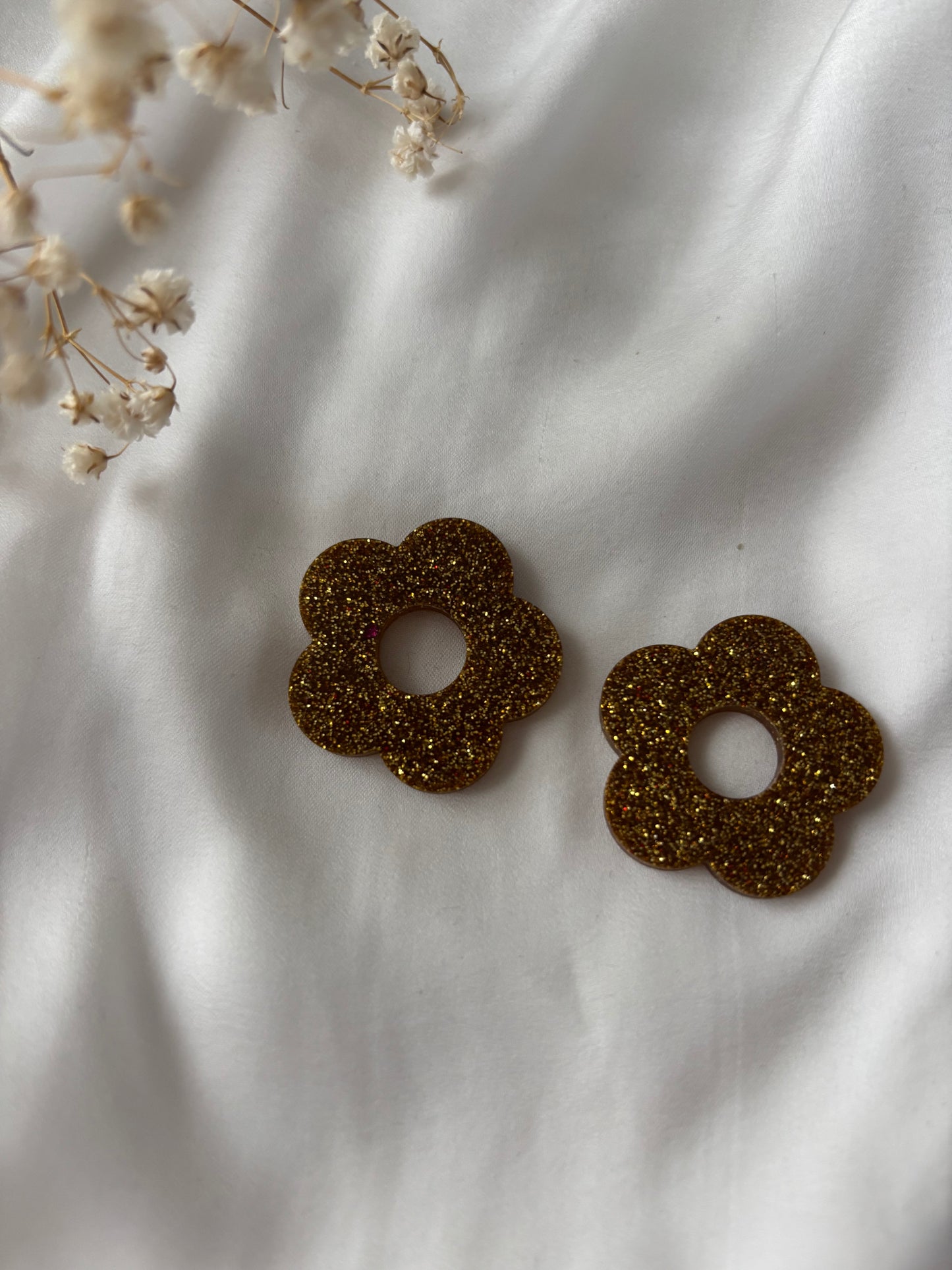 Pampilles grandes fleurs pour grandes créoles