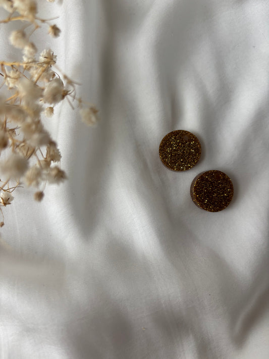 Pampilles rondes cuivrées pour créoles