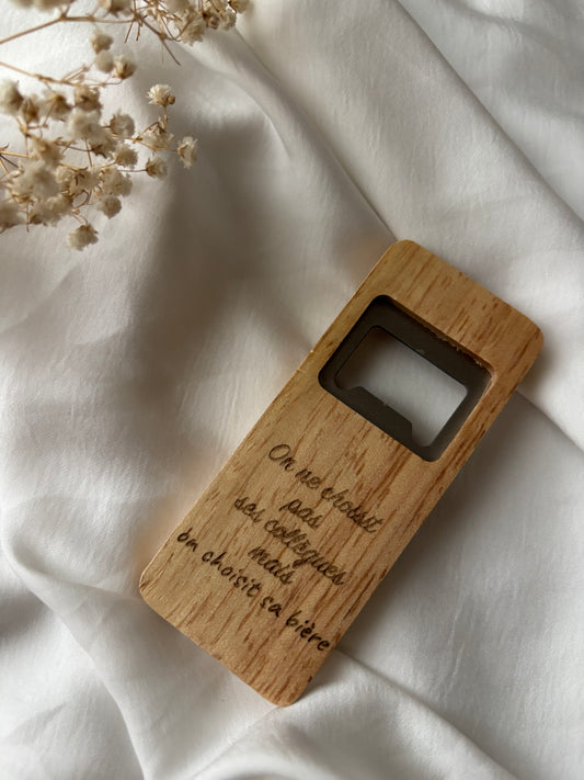 Décapsuleur en bois