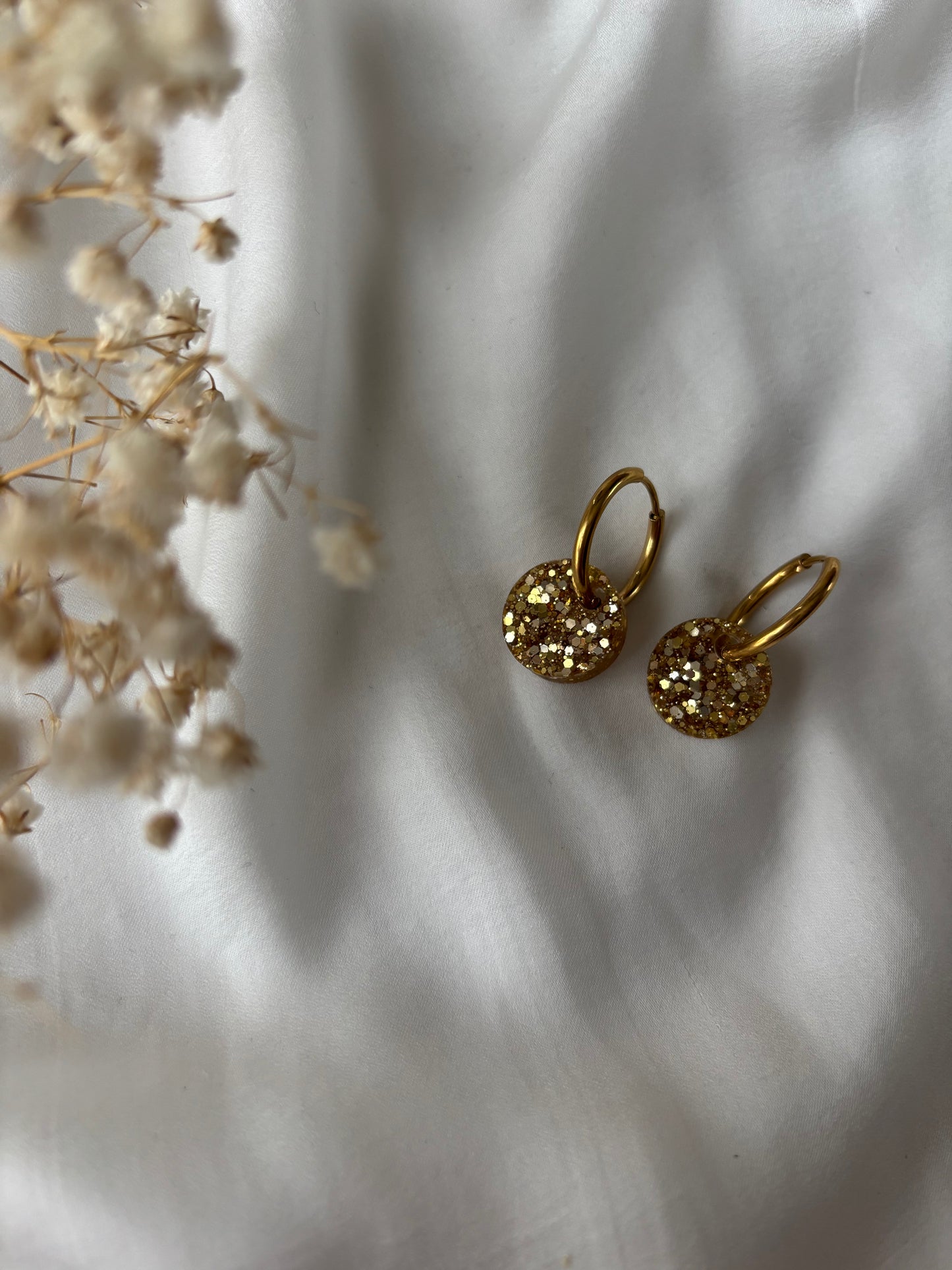 Créoles rond dorés