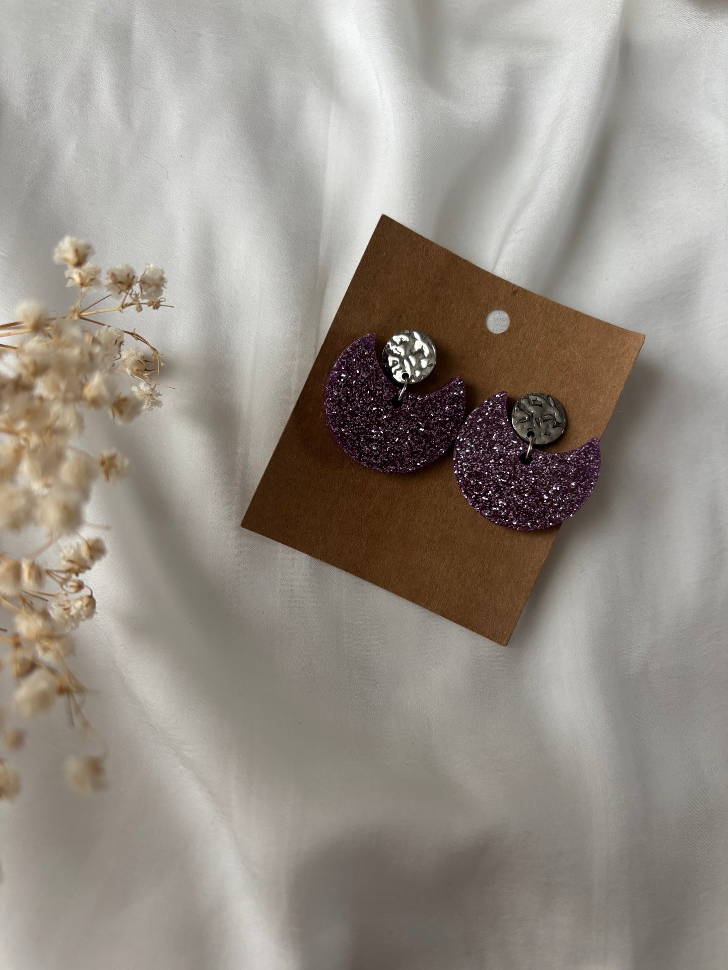 Boucles d’oreilles demi lunes