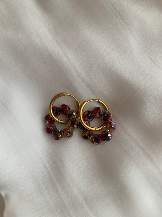 Boucles d’oreilles fleurs