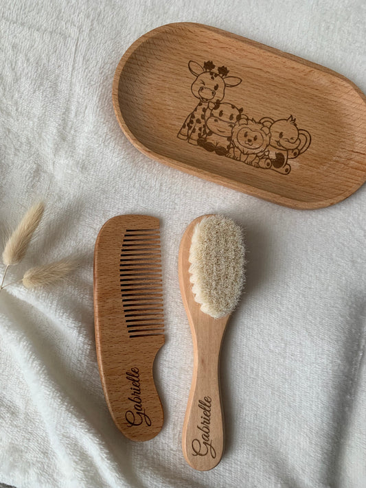 Duo brosse et peigne bébé