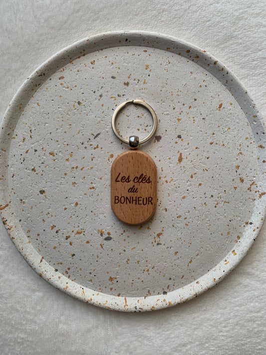Porte clés bois