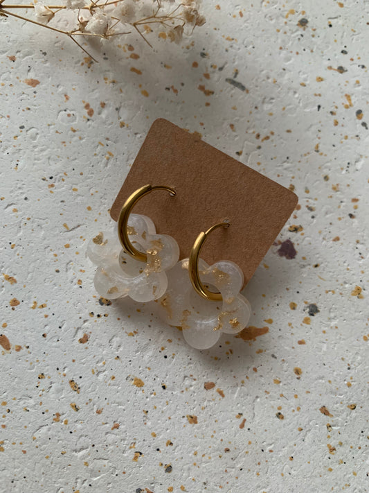 Boucles d'oreilles petites fleurs