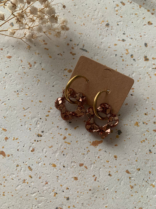 Boucles d'oreilles petites fleurs
