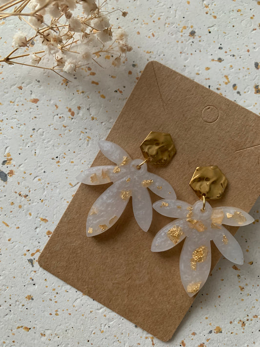 Boucles d'oreilles feuilles