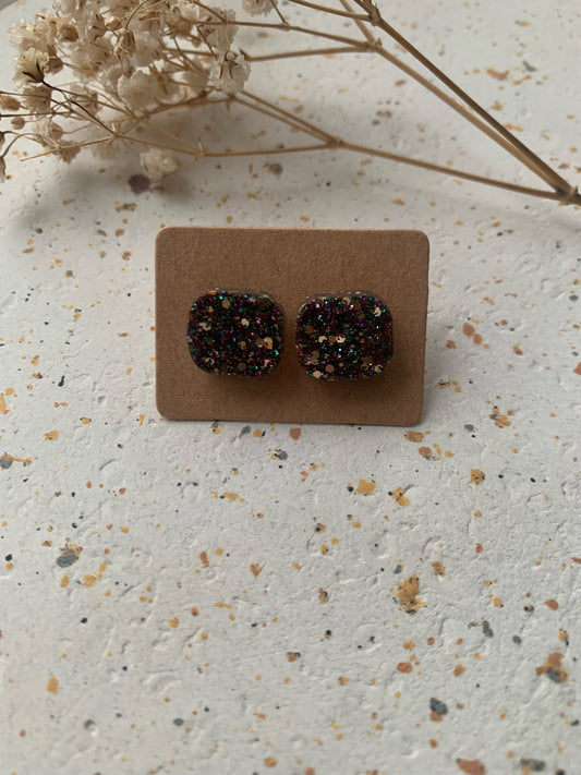 Boucles d'oreilles rectangles
