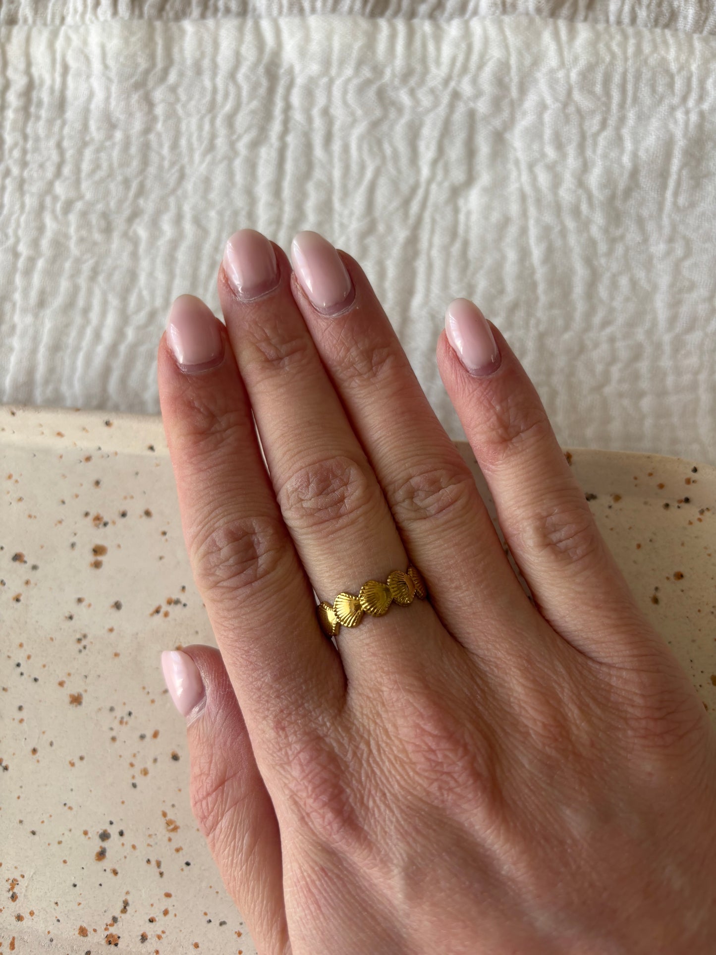 Bague coquillage