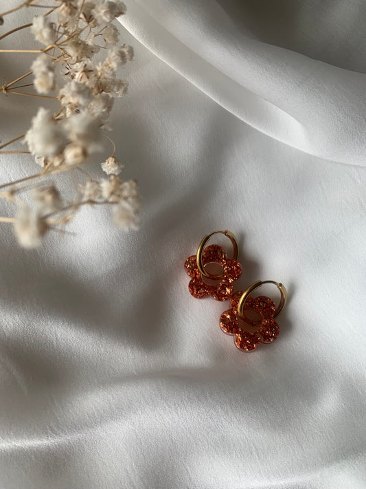 Boucles d'oreilles petites fleurs