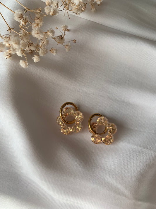 Boucles d'oreilles petites fleurs