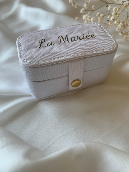 Boîte à bijoux la mariée