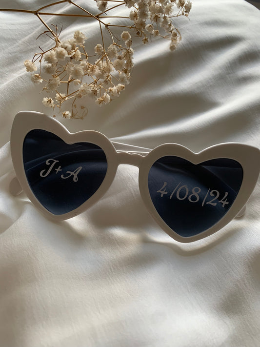 Lunettes coeurs personnalisées (précommande)