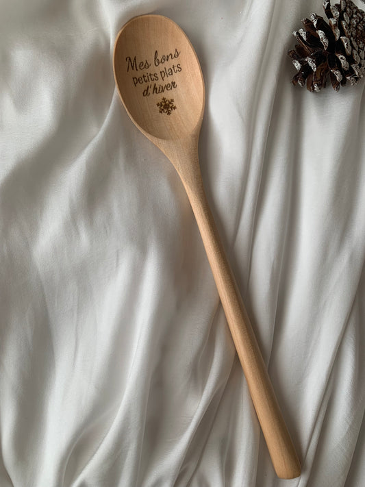 Cuillère en bois spécial hiver