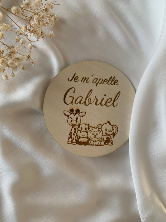 Carte naissance animaux