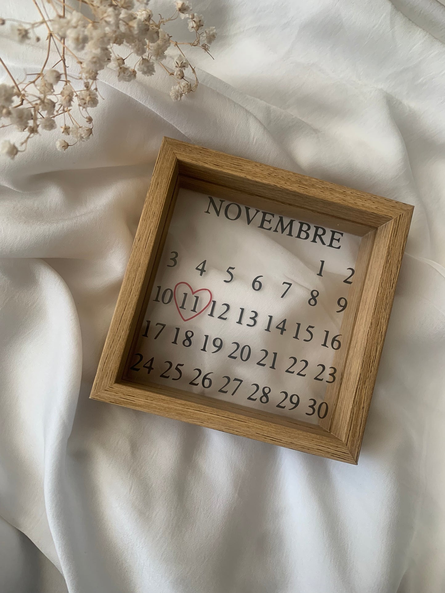 Cadre date personnalisé